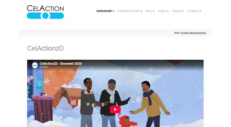 CelAction2D's own site