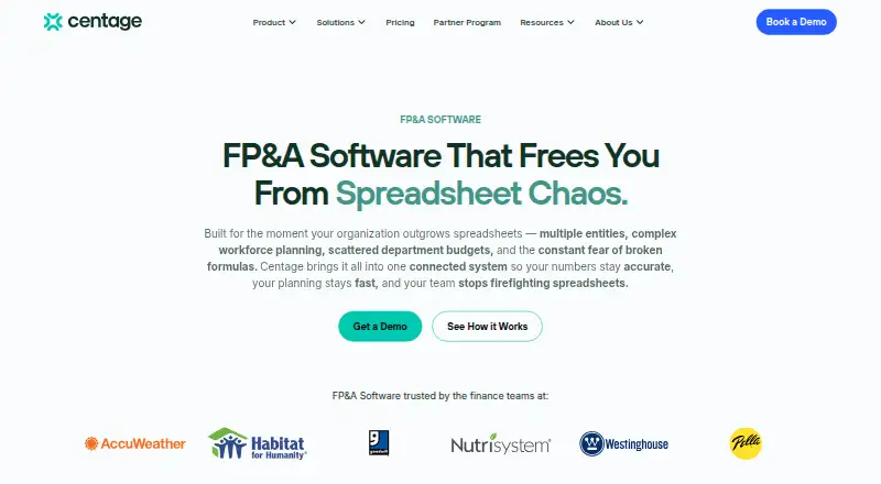 Centage's own site