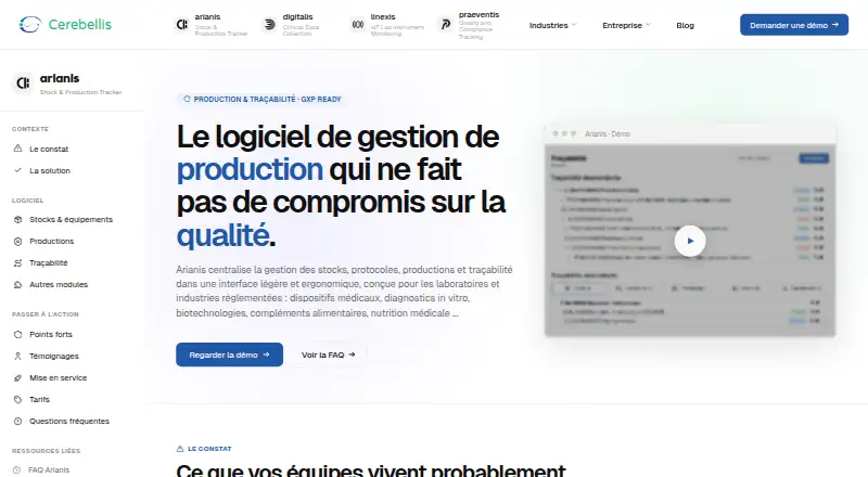 Arianis's own site