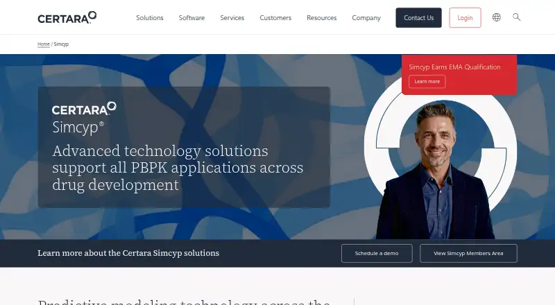 Simcyp Simulator's own site