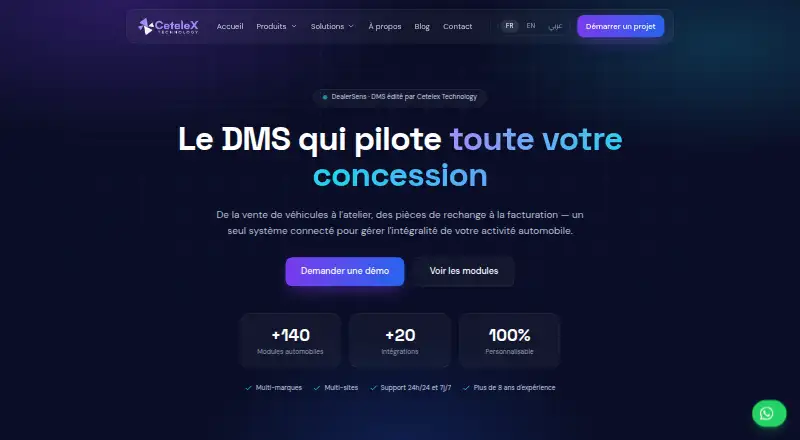 Cetelex DMS's own site