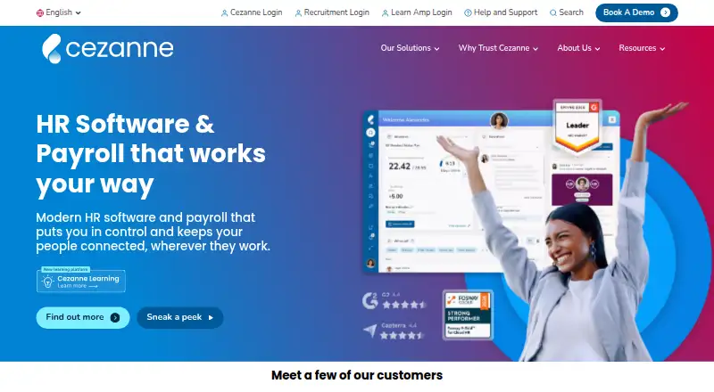 Cezanne HR's own site