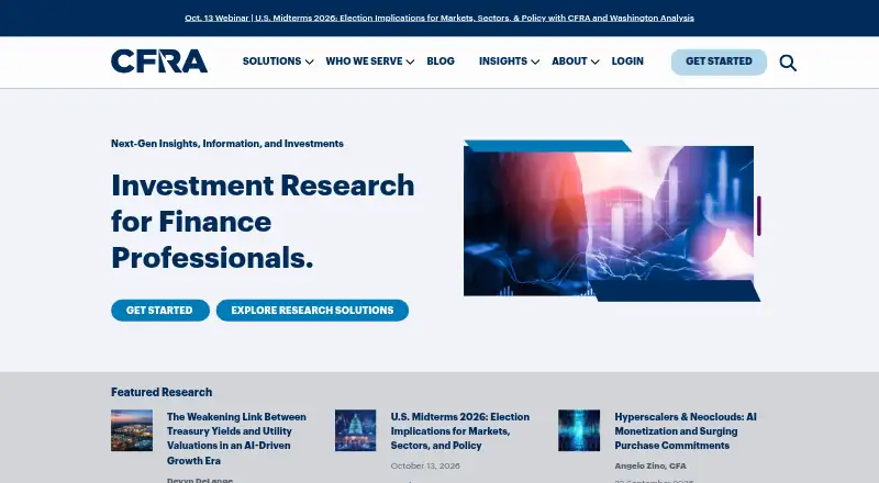 CFRA Research's own site