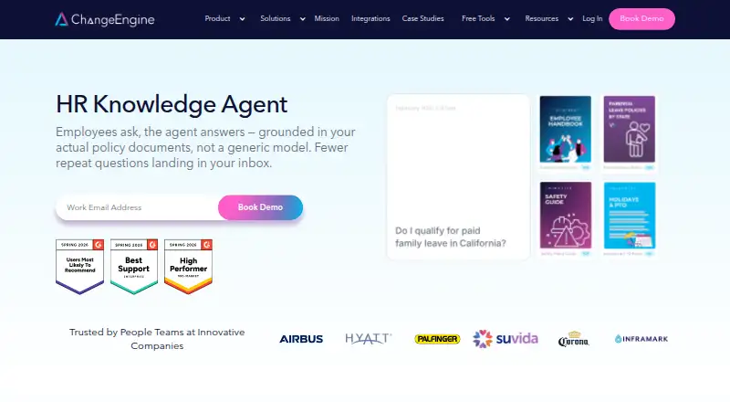 ChangeEngine HR Knowledge Agent's own site