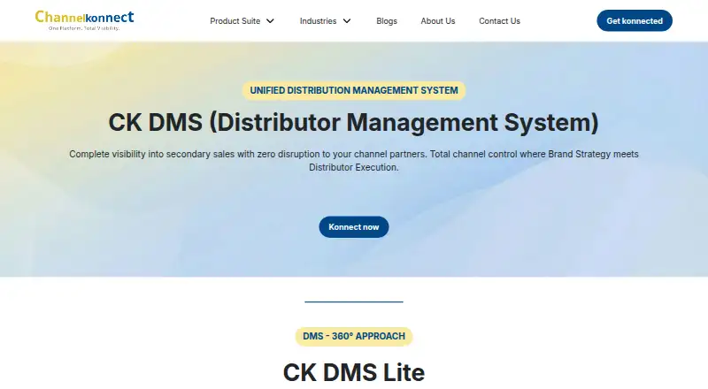 Channelkonnect CK DMS's own site