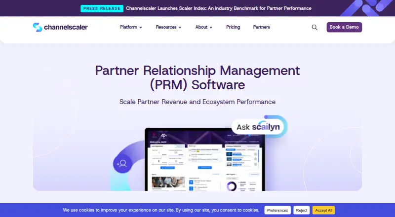 Channelscaler PRM's own site