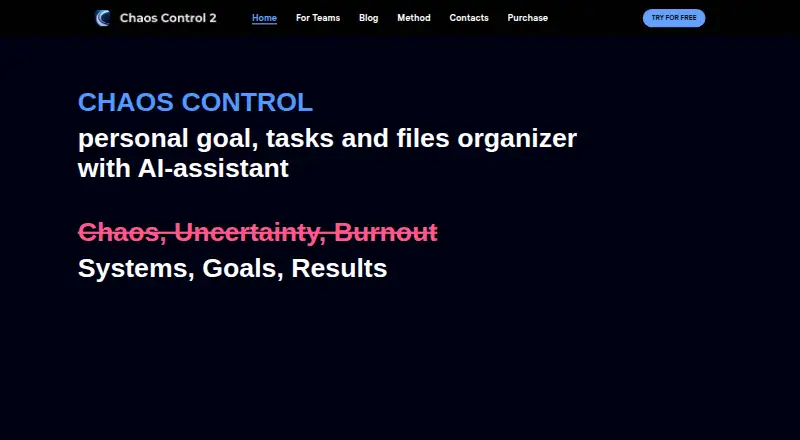 Chaos Control's own site
