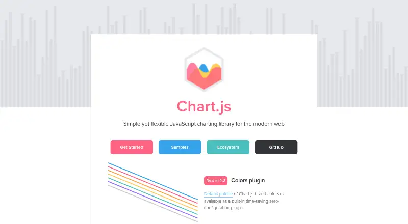 Chart.js's own site