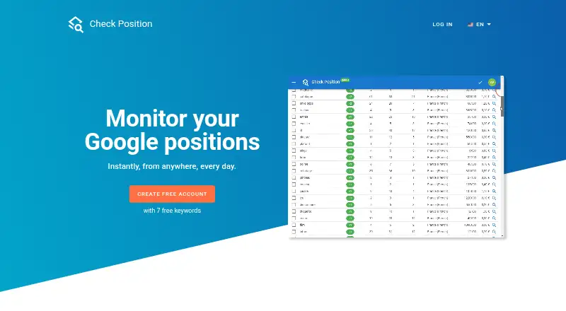 Check Position's own site