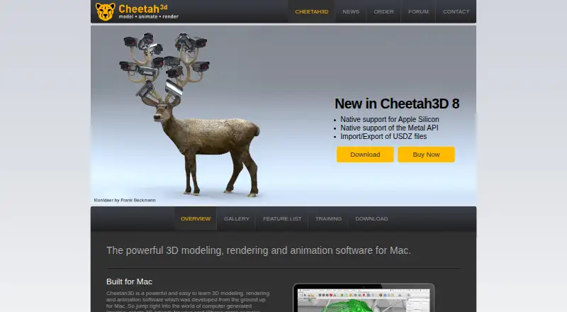 Cheetah3D's own site