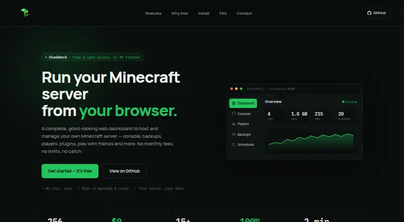 ChunkDeck's own site