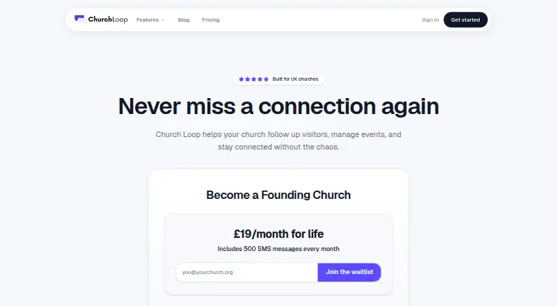 Church Loop's own site