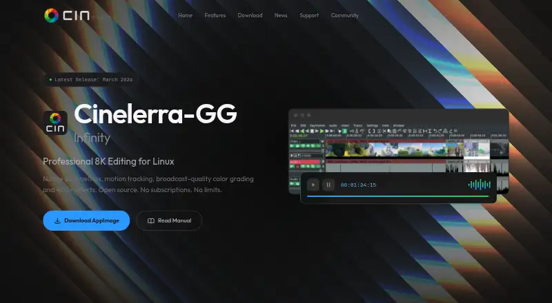 Cinelerra-GG Infinity's own site