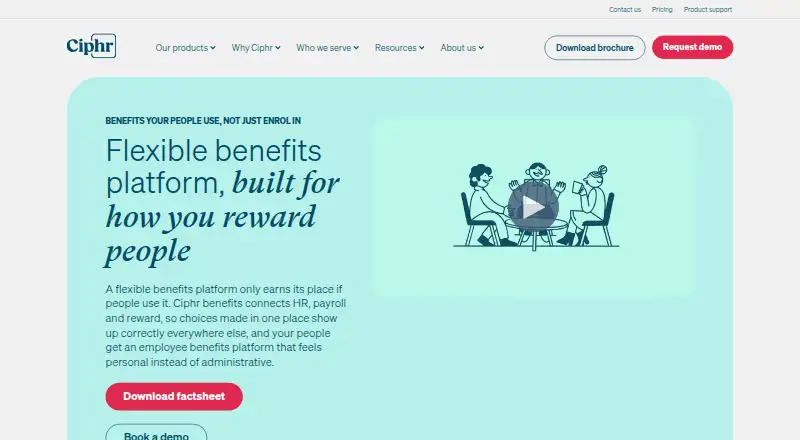 Ciphr Benefits's own site