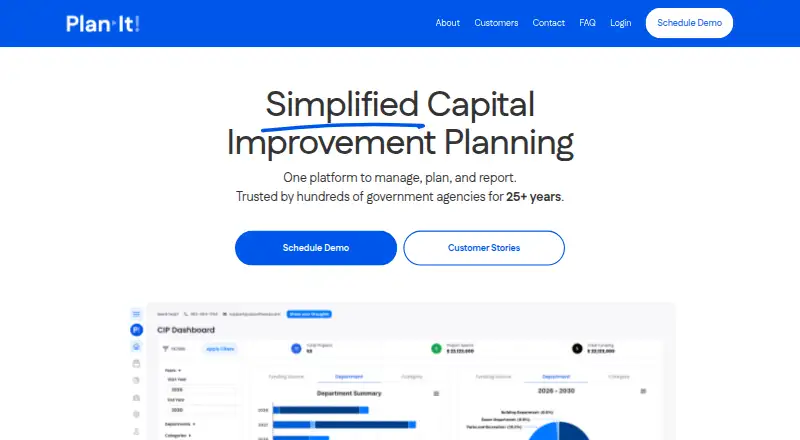 Plan-It CIP's own site