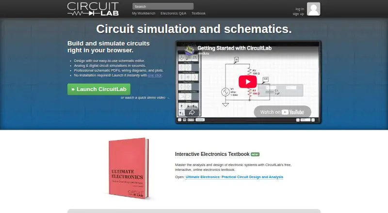 CircuitLab's own site