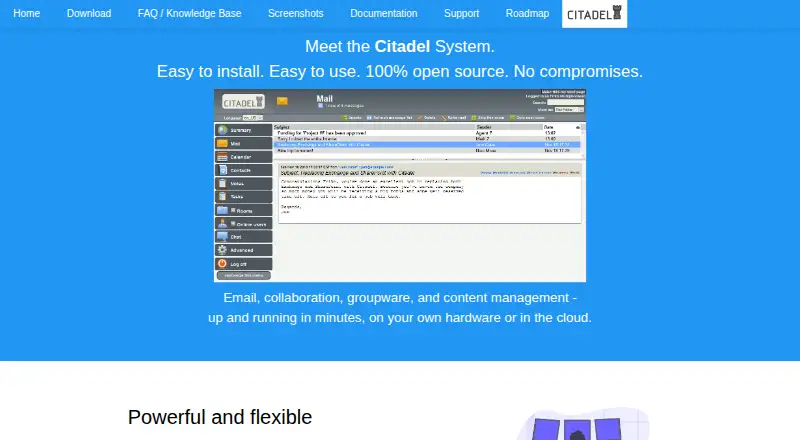 Citadel's own site