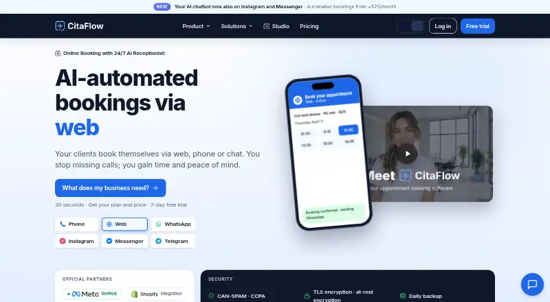 CitaFlow's own site