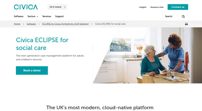 Civica ECLIPSE's own site