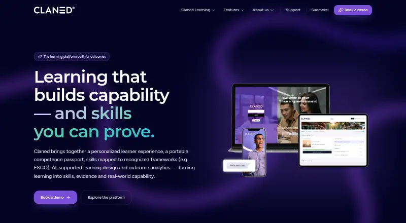 Claned's own site