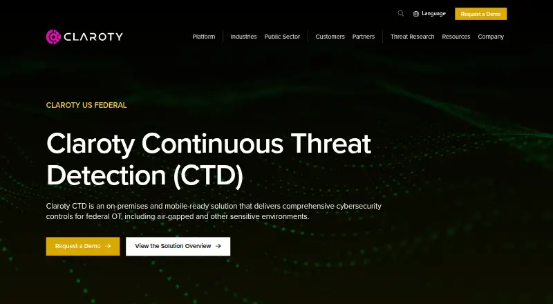 Claroty CTD's own site