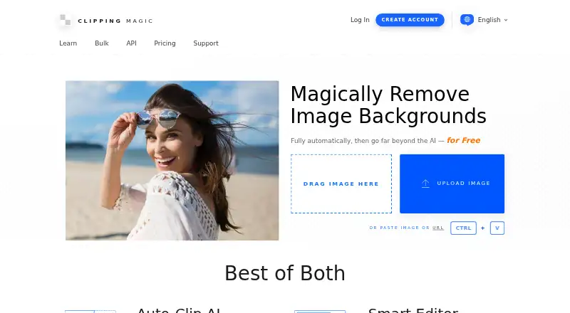 Clipping Magic's own site
