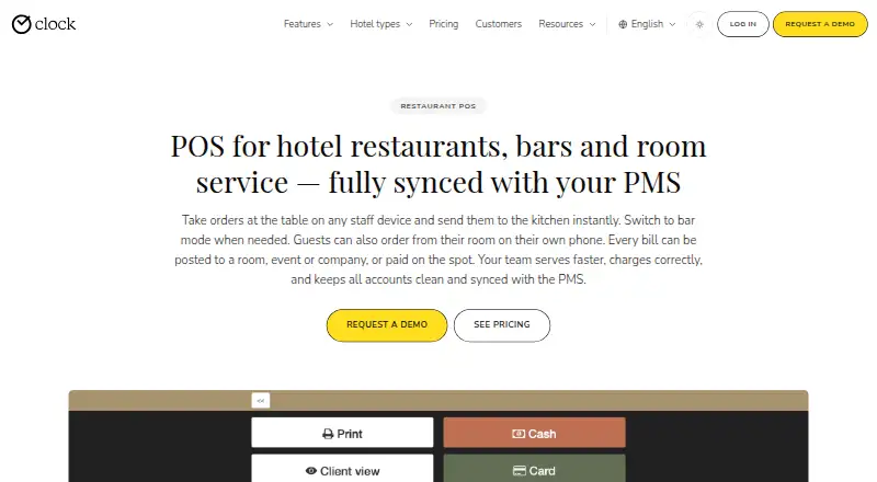Clock POS's own site