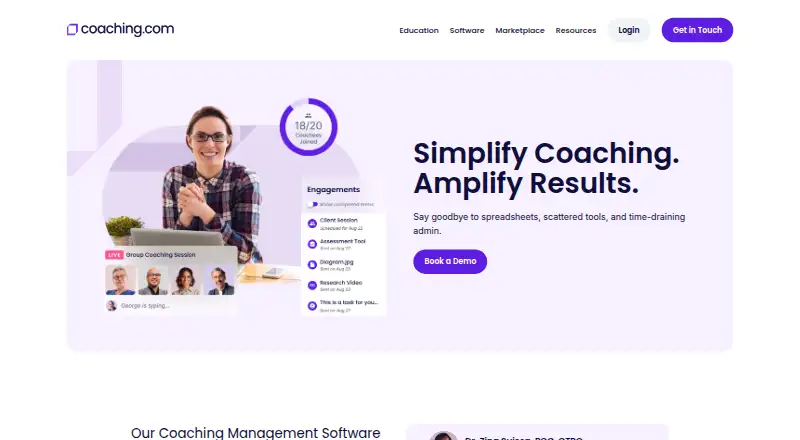 Coaching.com's own site