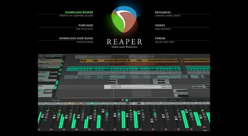 REAPER's own site