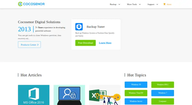 Cocosenor System Tuner's own site