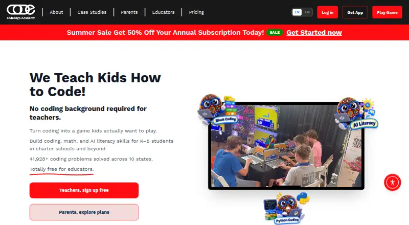 CodeAlgo Academy's own site