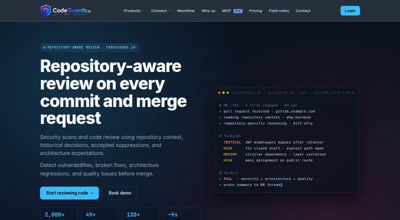 CodeGuards.io's own site