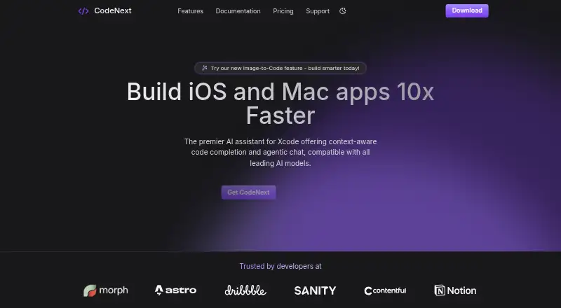 CodeNext's own site