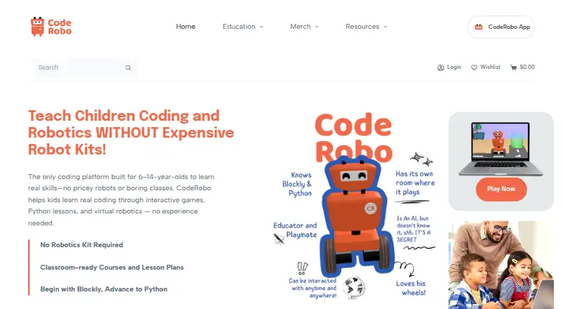 CodeRobo's own site
