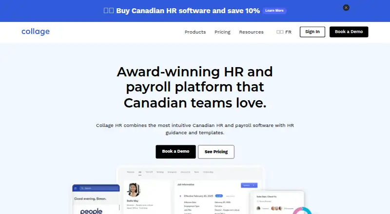 Collage HR's own site