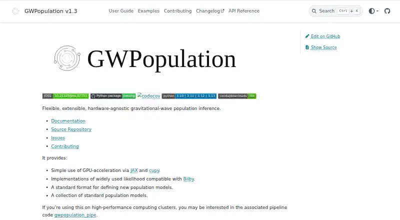 gwpopulation's own site