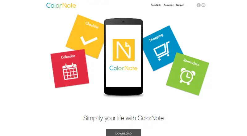 ColorNote's own site