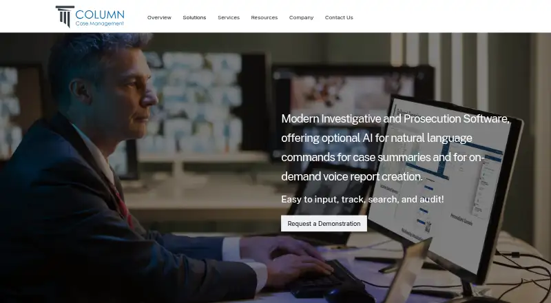Column Case Management's own site