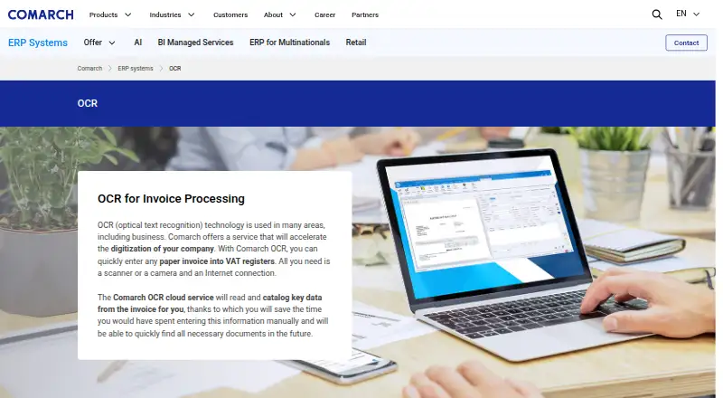 Comarch OCR's own site