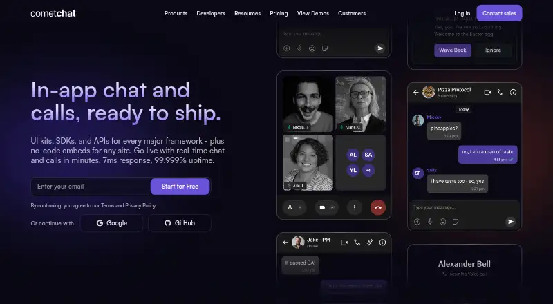 CometChat's own site