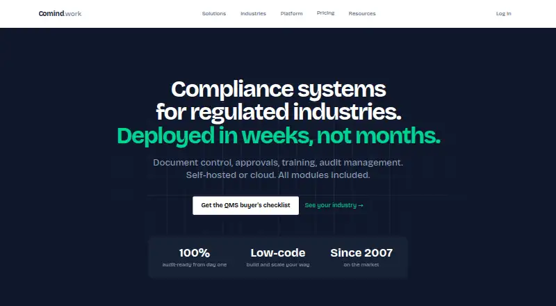 Comind.work's own site