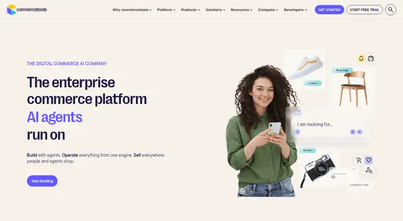 commercetools's own site