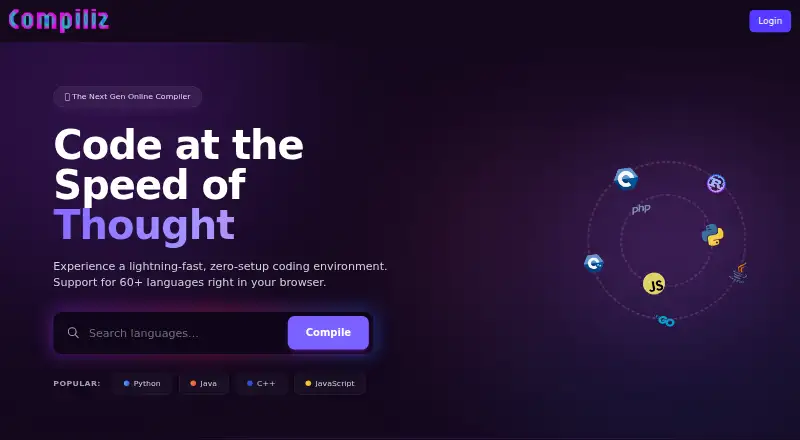 Compiliz's own site