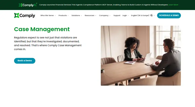 Comply Case Management's own site