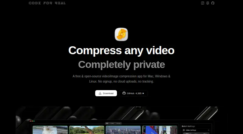 CompressO's own site
