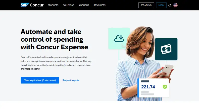SAP Concur Expense's own site