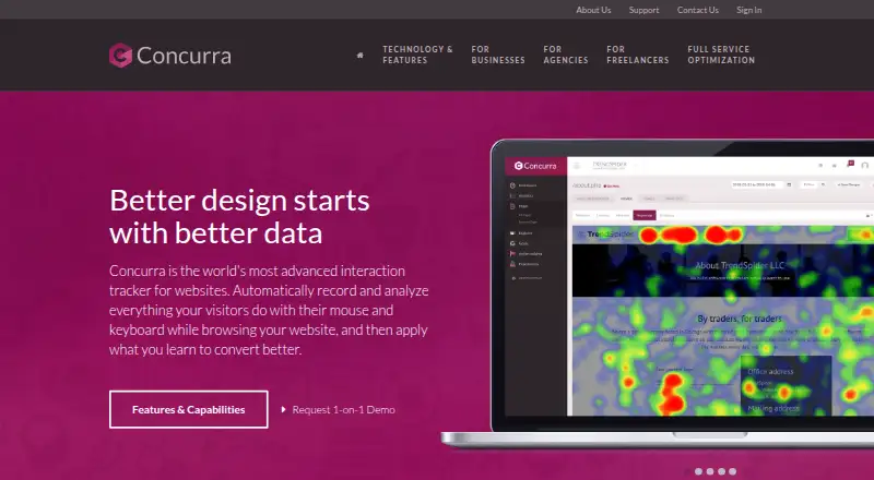Concurra's own site