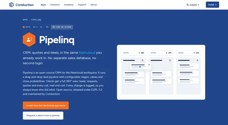 Pipelinq's own site