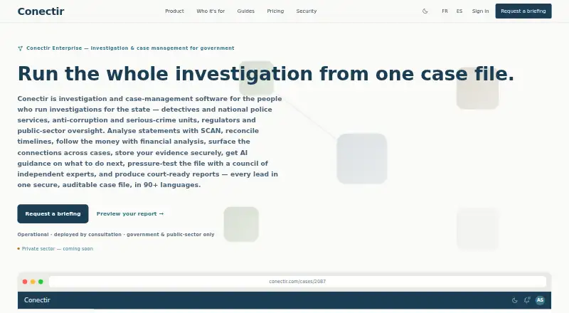 Conectir's own site