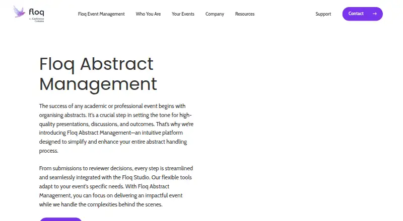 Floq Abstract Management's own site